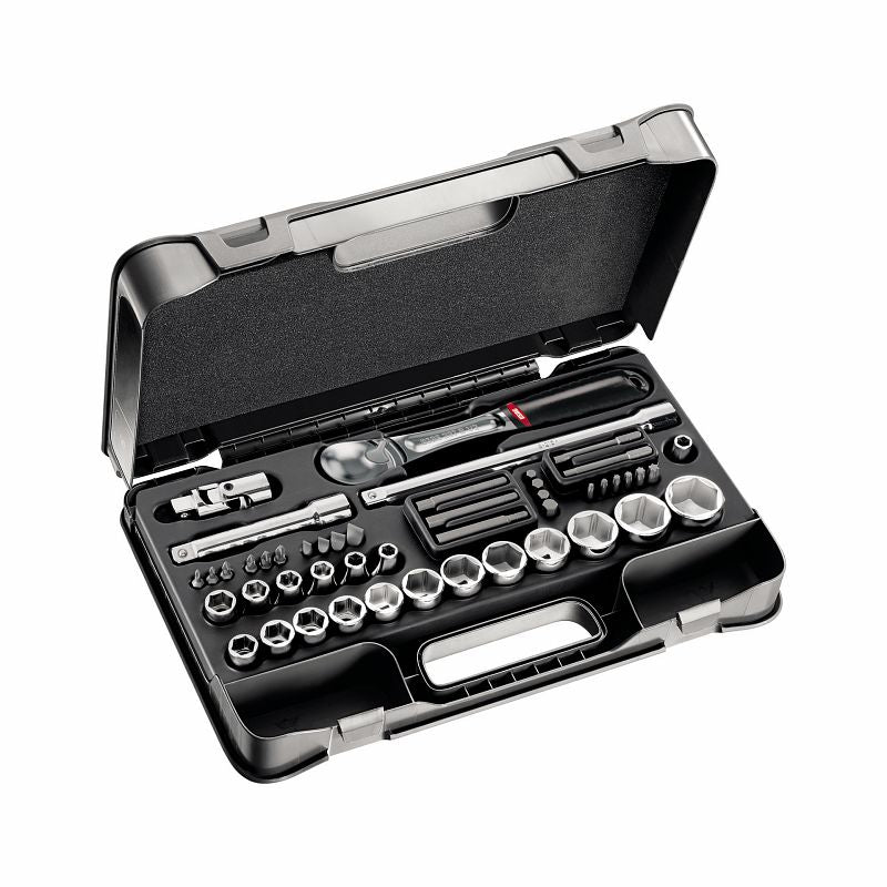 USAG (607 I 1/2 EB) Assortment With Hexagonal Sockets In Abs Case (48 Pcs.)