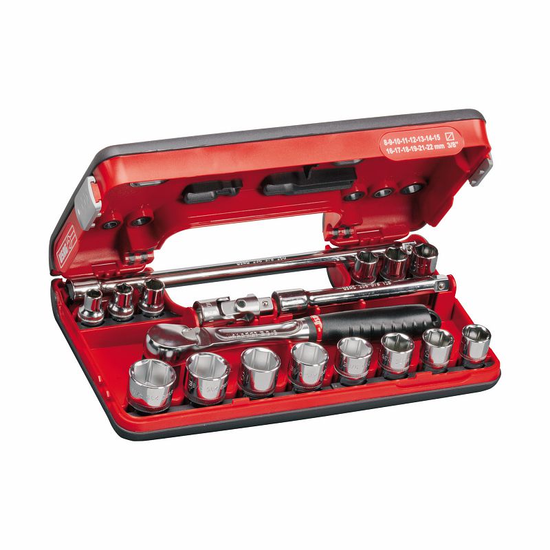 USAG (609 3/8 B) Surtido con vasos bihexagonales en caja bimaterial (18 uds.)