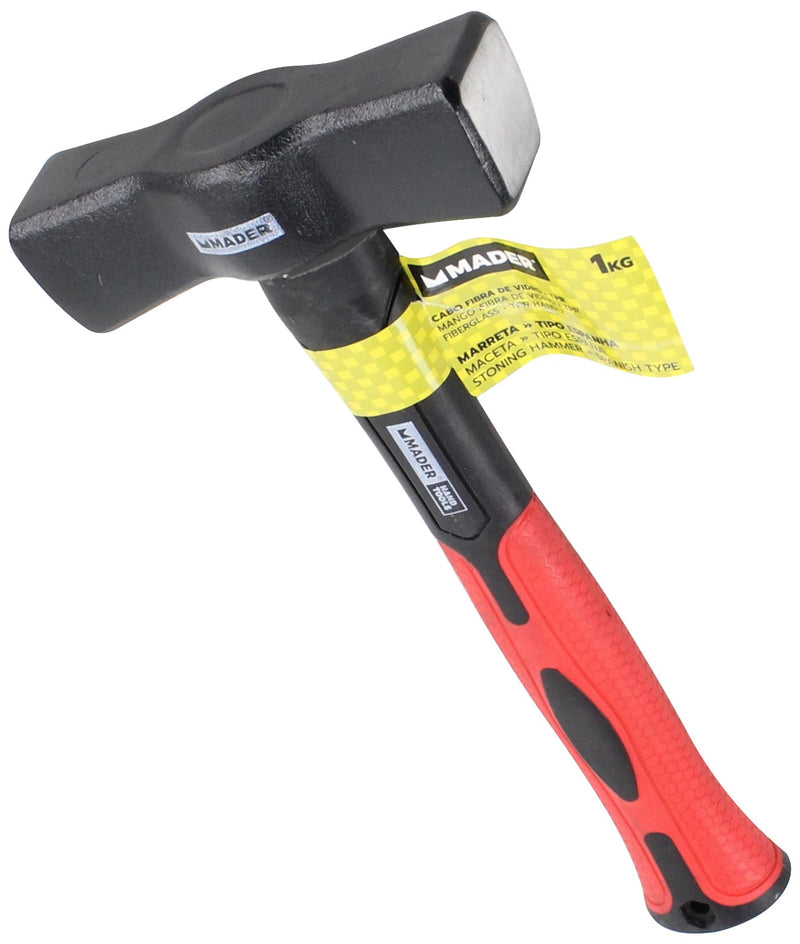 Marreta Tipo Espanha Cabo Fibra Vidro, 1Kg