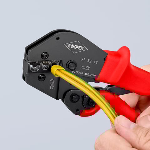 Knipex (97 52 18) Crimping Pliers For two-hand operation