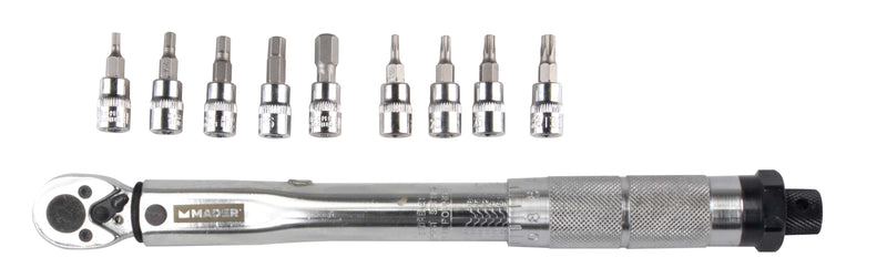 Chave Dinamométrica Reversível, 1/4", 10Un