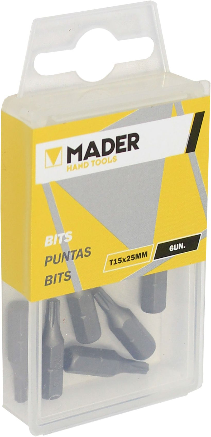Bits Torx T15 25mm, 6Un