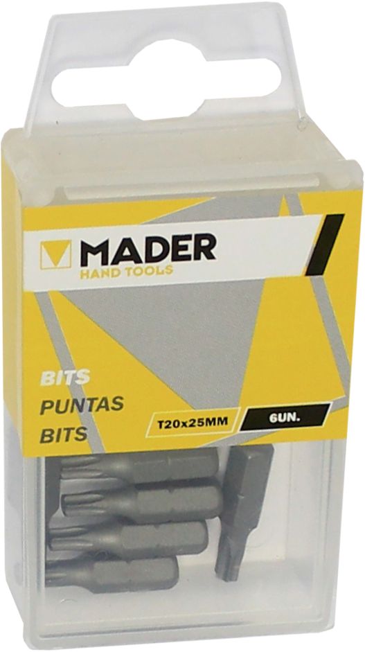 Bits Torx T20 25mm, 6Un