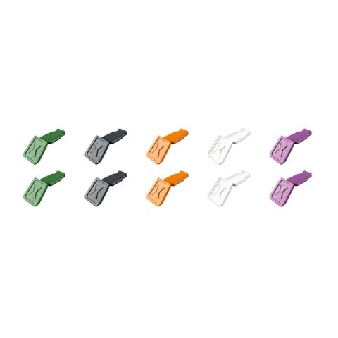 Knipex (00 61 10 C V02) ColorCode Clips Color mix 2 (10 pieces)