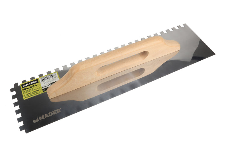 Talocha Pedreiro Dentada, Inox, 500x130mm