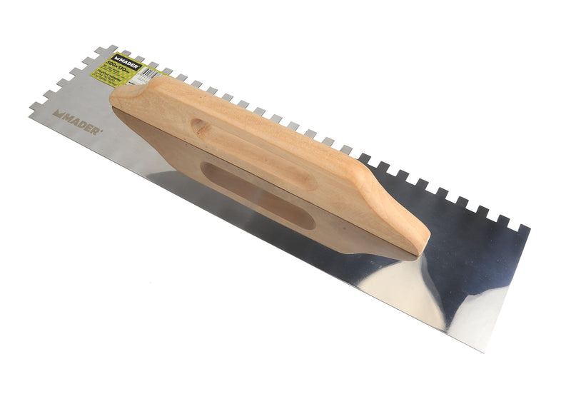 Talocha Pedreiro Dentada, Inox, 500x130mm