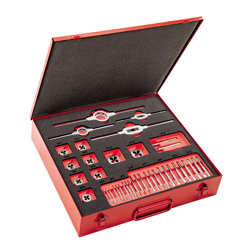 USAG (618 MF1) Sortido com machos e chaves de macho em caixa de chapa de aço (40 unidades)
