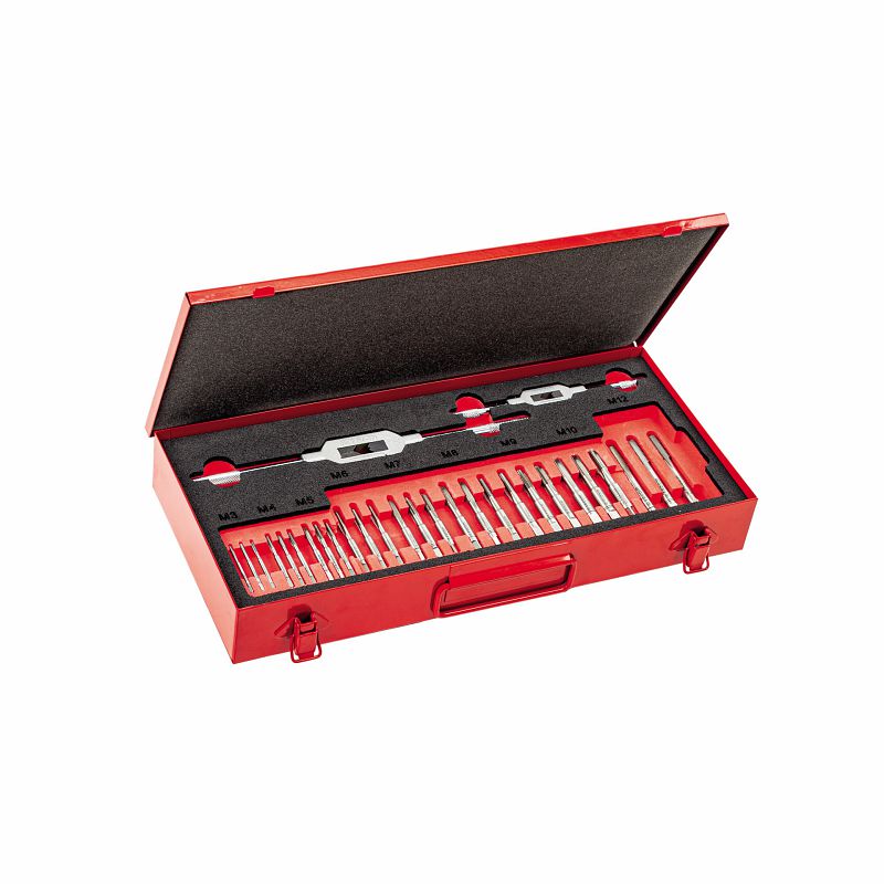 USAG (519 M 618MF2) Assortment With Taps In Sheet Steel Case (29 Pcs.)