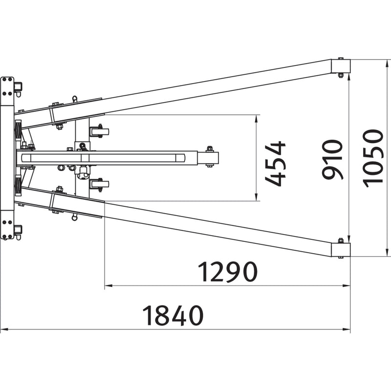 Guindaste de oficina Unicraft (6201422) WK 2002 LP