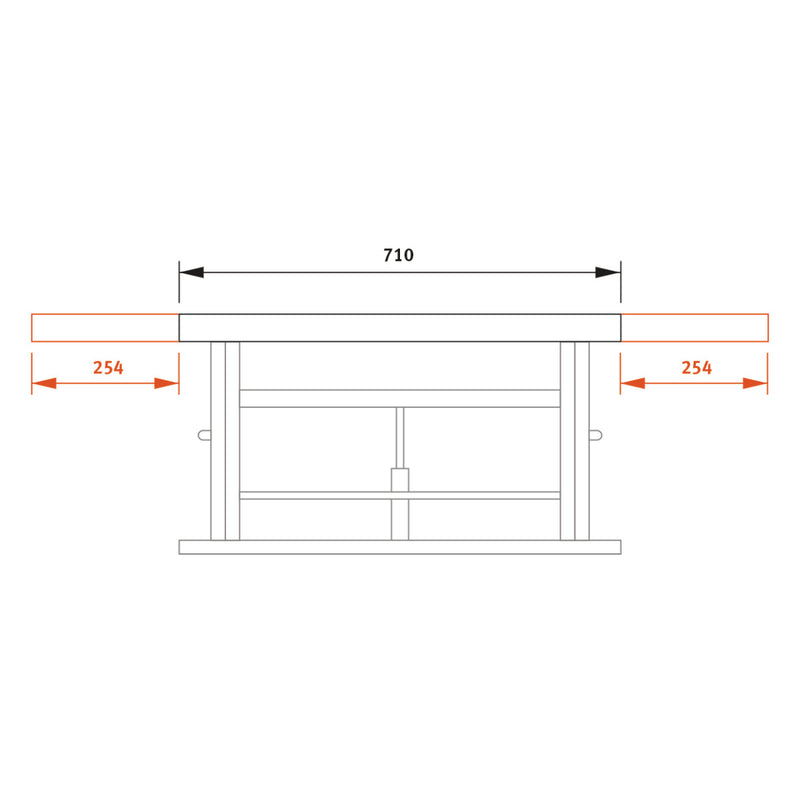 Elevador de motocicletas Unicraft (6201506) MHB 680