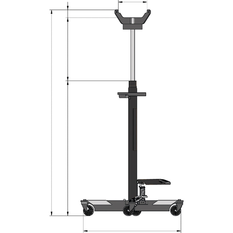 Macaco hidráulico de transmissão Unicraft (6212075) GH 750 TOP