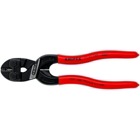 Knipex (71 31 160) CoBolt S Compact Bolt Cutters With recess in the cutting edge