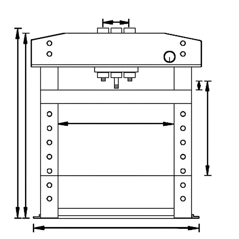 Unicraft (6300020) Hydraulic workshop press WPP 20 E