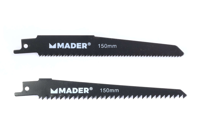 Hojas de sierra de sable, hierro y madera, 150 mm, 2 Un - MADER®