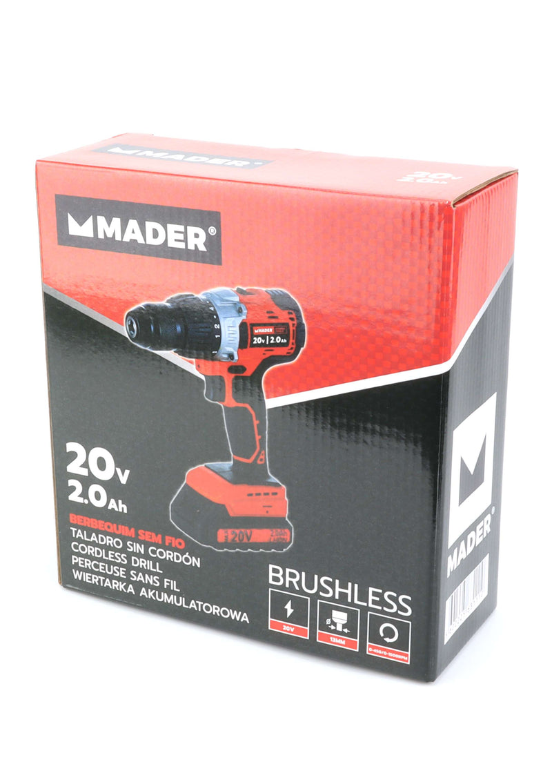 Berbequim a Bateria 20V, 2AH, 13mm, Impacto