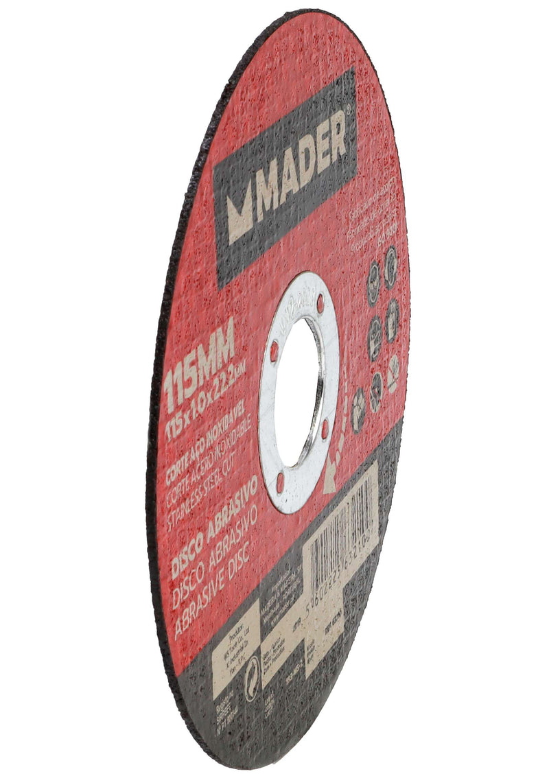 Hoja abrasiva, corte de acero inoxidable, 125 mm - MADER®