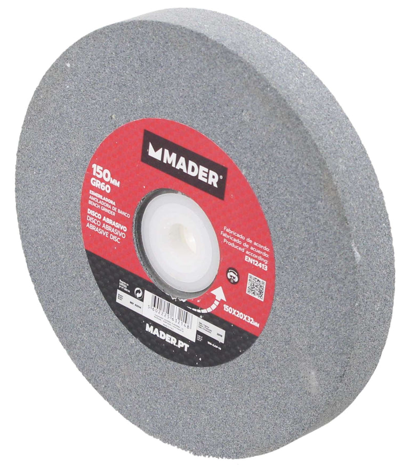 Grind Stone, Disc, GR60, 150mm, for Bench Grinder - MADER®