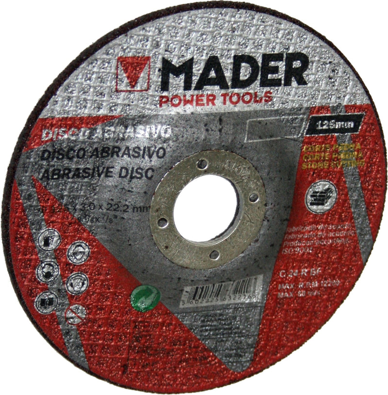 Hoja abrasiva, corte de piedra, 125 mm - MADER®