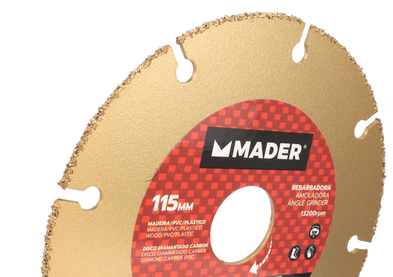 Hoja de carburo de diamante, 115 mm - MADER®