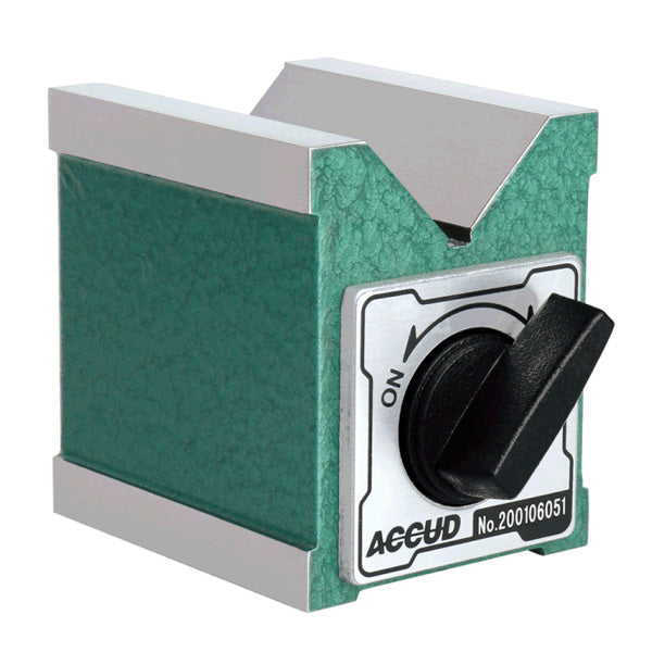 Accud (633) Bloco em V Magnético
