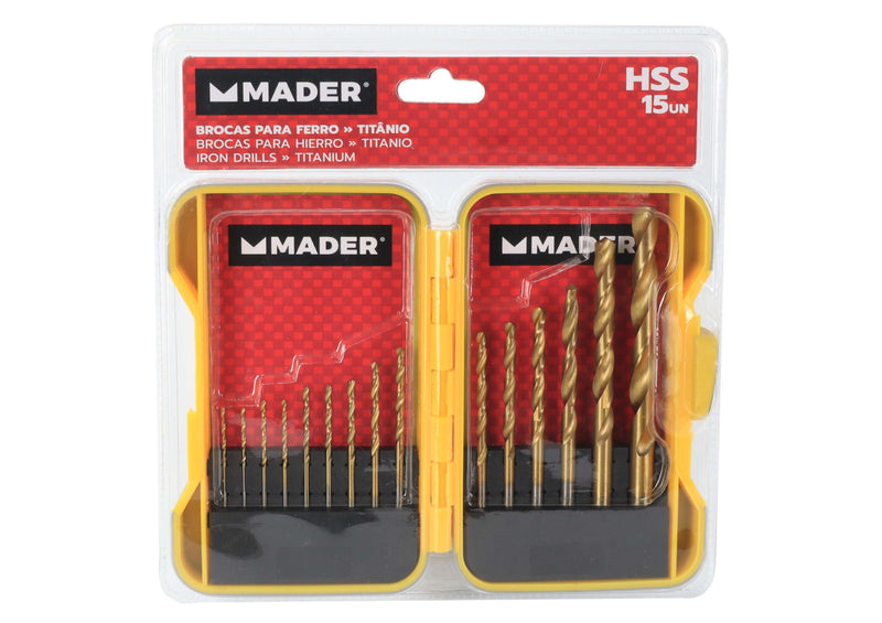 Drill for Iron, HSS, 15un - MADER®