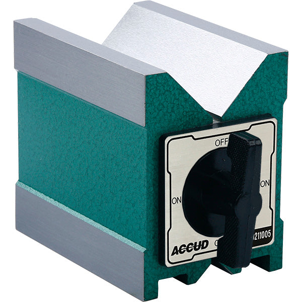Accud (634) Bloco em V Magnético