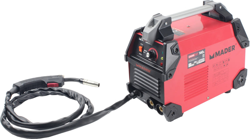 Máquina de soldadura inverter, 2 en 1, 140 A - MADER®