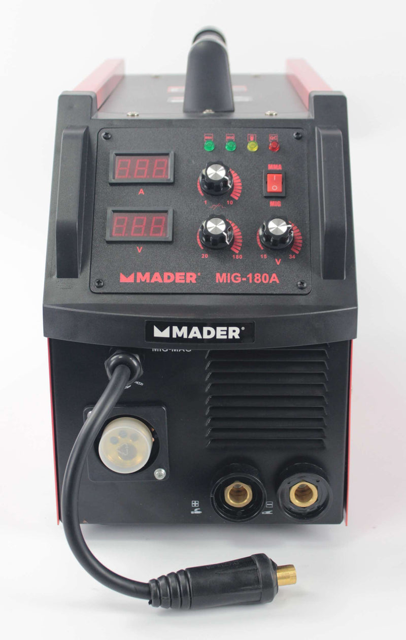 Soldadora Inverter, Antiadherente, 3 en 1, 180 A - MADER®