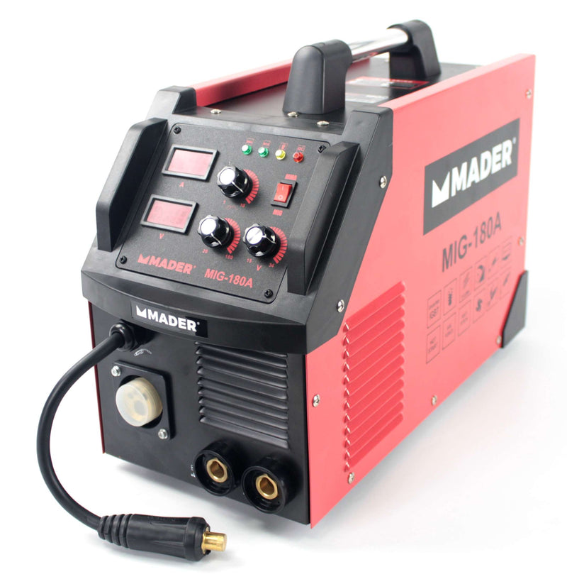 Soldadora Inverter, Antiadherente, 3 en 1, 180 A - MADER®