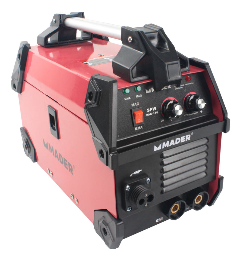 Soldadora Inverter, Antiadherente, 3 en 1, 140 A - MADER®