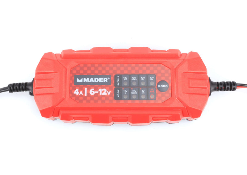 Carregador de Baterias Inteligente, 4A, 6-12V