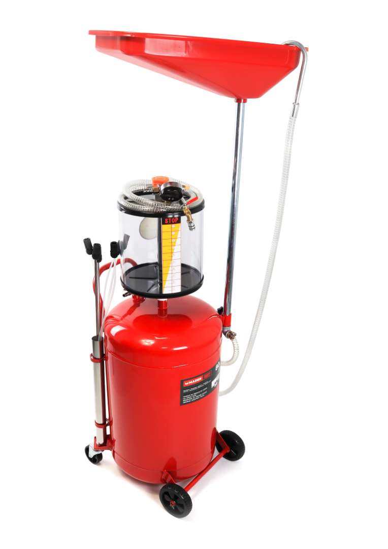 Tanque de Drenagem de Óleo 2in1 Pneum. + Gravidade, 80L