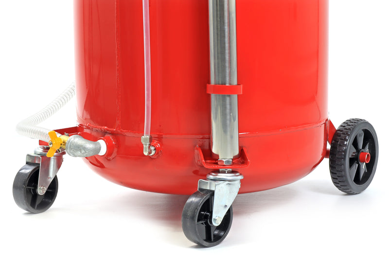 Tanque de Drenagem de Óleo 2in1 Pneum. + Gravidade, 80L