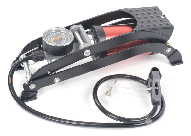 Bomba de Pé com Manómetro, 130PSI