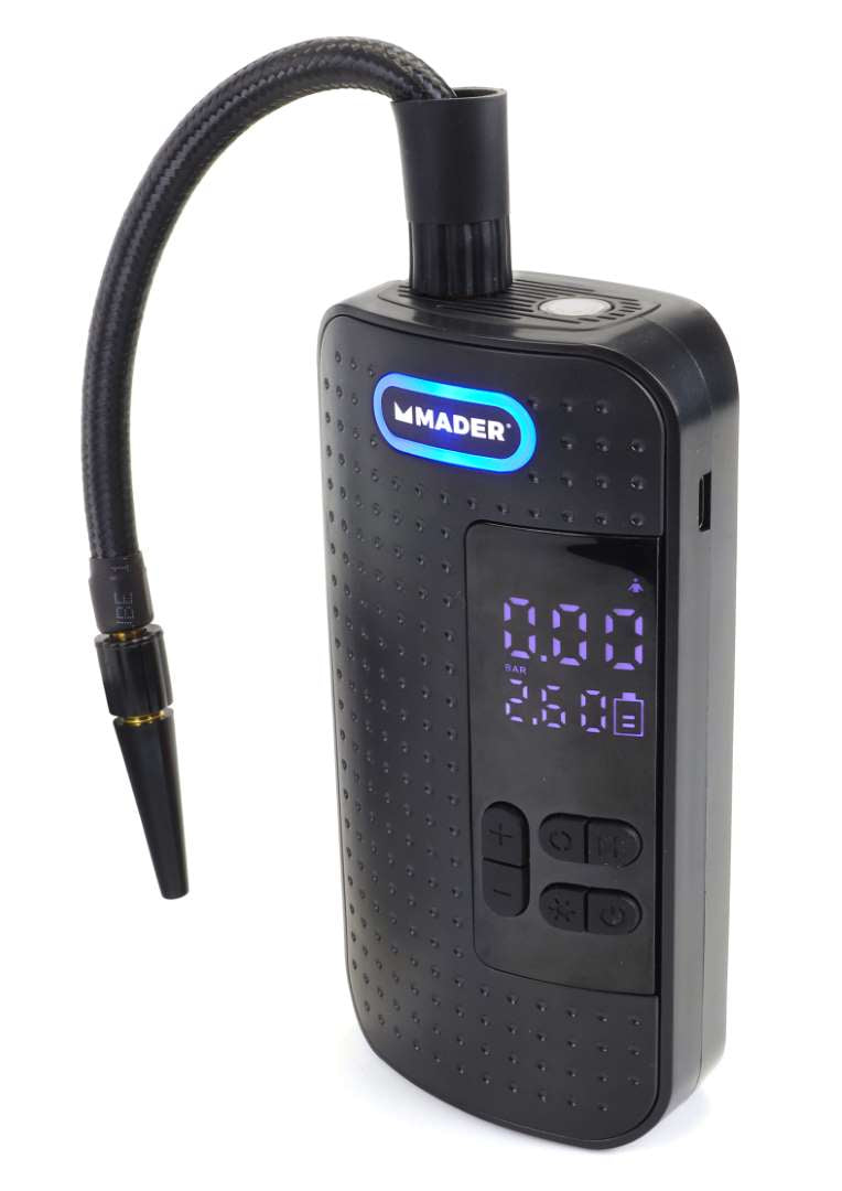 Mini compresor, 7,4 V, 150 PSI, 2000 mAh - MADER®