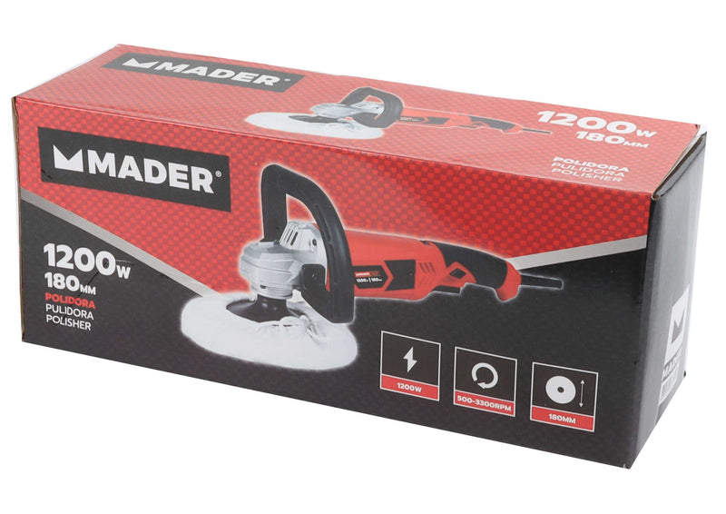 Pulidora, 180 mm, 1200 W - MADER®