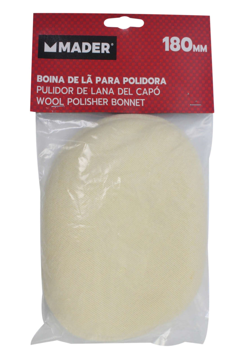 Bonete de lana para pulir, 180 mm - MADER®