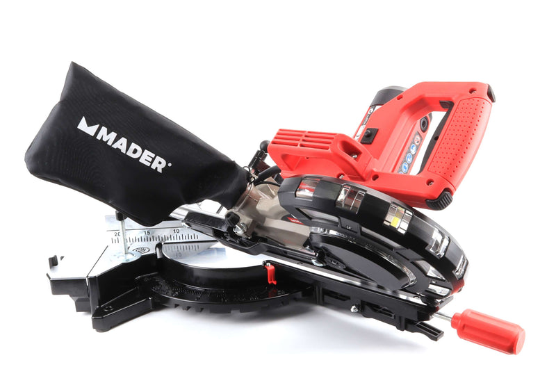 Sierra ingletadora, 210 mm, 2000 W, láser - MADER®