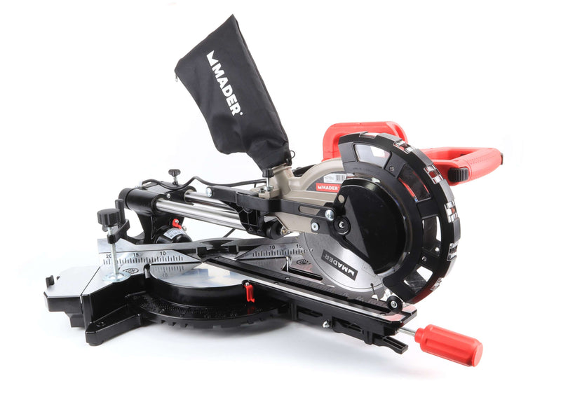 Sierra ingletadora, 210 mm, 2000 W, láser - MADER®