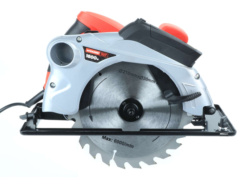 Circular Saw, with Laser, 1800W, 210mm - MADER®