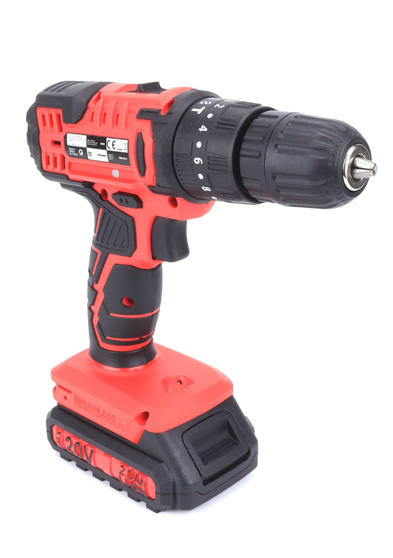 Taladro de impacto a batería, 20 V, 2 Ah, 10 mm - MADER®