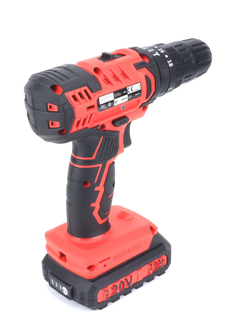Taladro de impacto a batería, 20 V, 2 Ah, 10 mm - MADER®