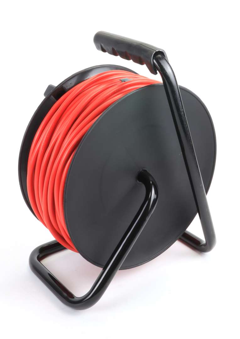 Extensão Elétrica Enrolador Plástico, 50m, 3G x 1,5mm²