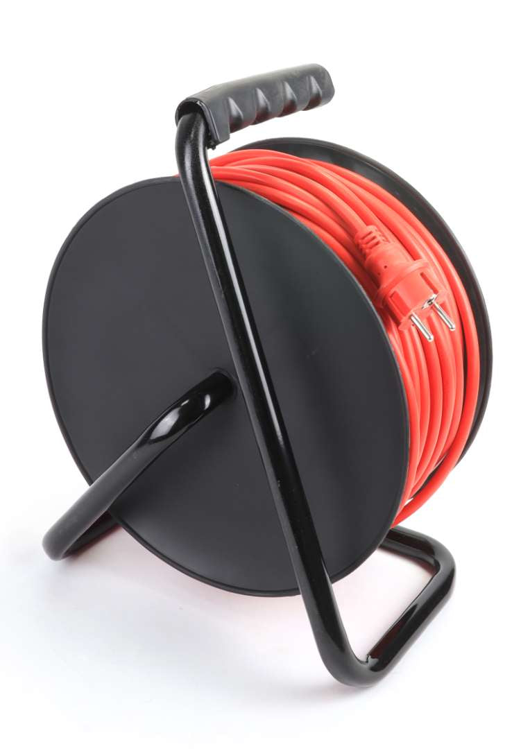 Extensão Elétrica Enrolador Plástico, 50m, 3G x 1,5mm²