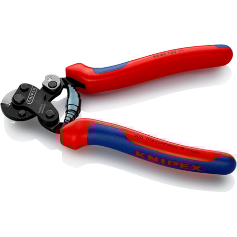 Cortador de cabos de aço Knipex (95 62 160 TC) para corda de pneus