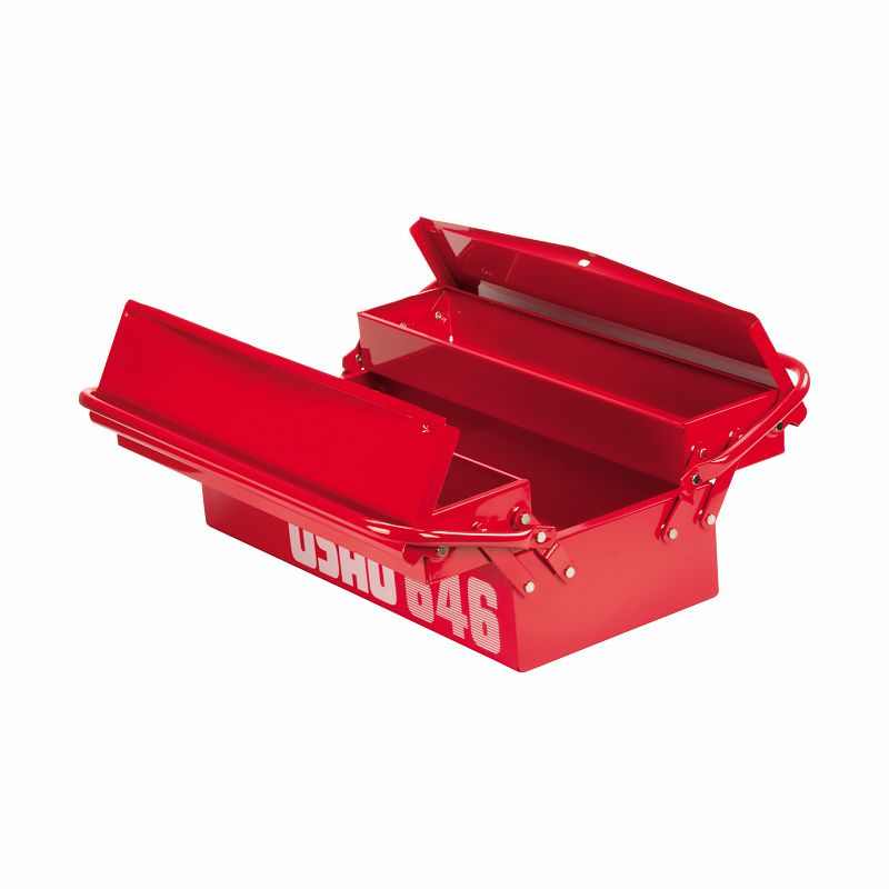 Caixa de ferramentas cantilever USAG (646/3V), três compartimentos (vazia)
