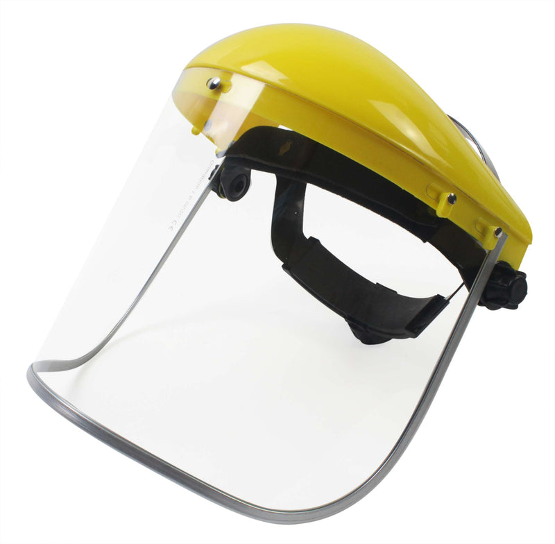 Protector facial de malla, acrílico, amarillo, separado - MADER®