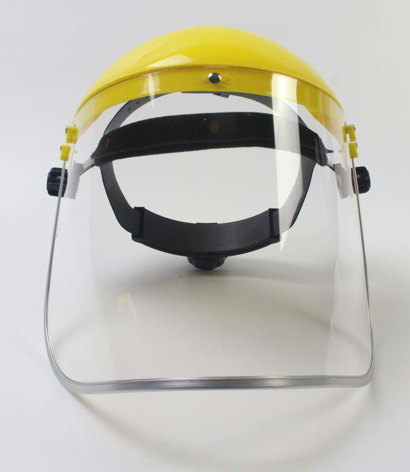 Protector facial de malla, acrílico, amarillo, separado - MADER®
