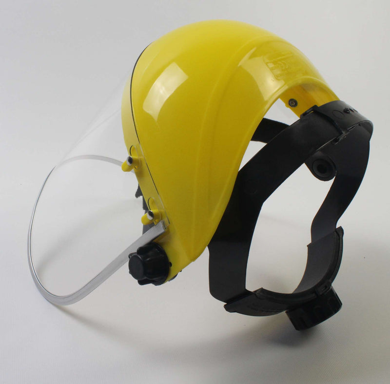 Protector facial de malla, acrílico, amarillo, separado - MADER®