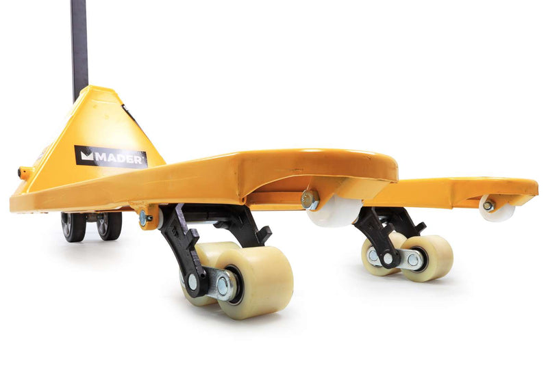 Pallets Truck Hydraulic, 2.5Ton, 540mm, Rubber Wheel + Nylon - MADER®